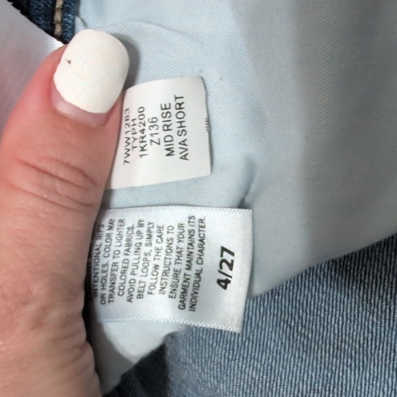 Lucky Brand Mid Rise Ava Shorts Medium Wash Size 27 - Picture 5 of 10